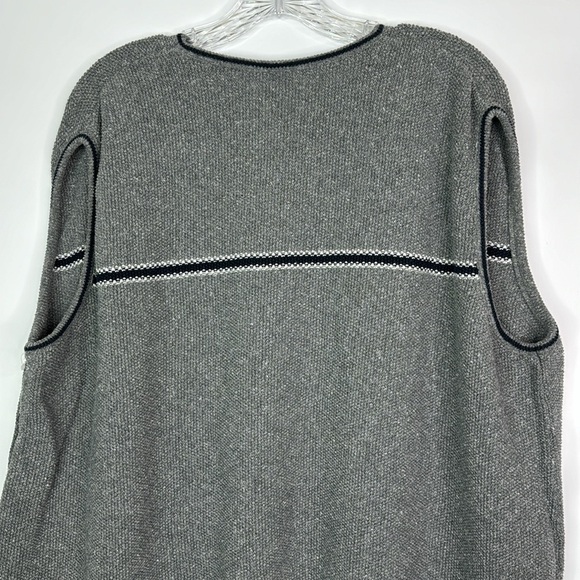 Vintage Xhilairation Grey Sweater Vest Plus Size 2X 90s Y2K - Picture 5 of 8
